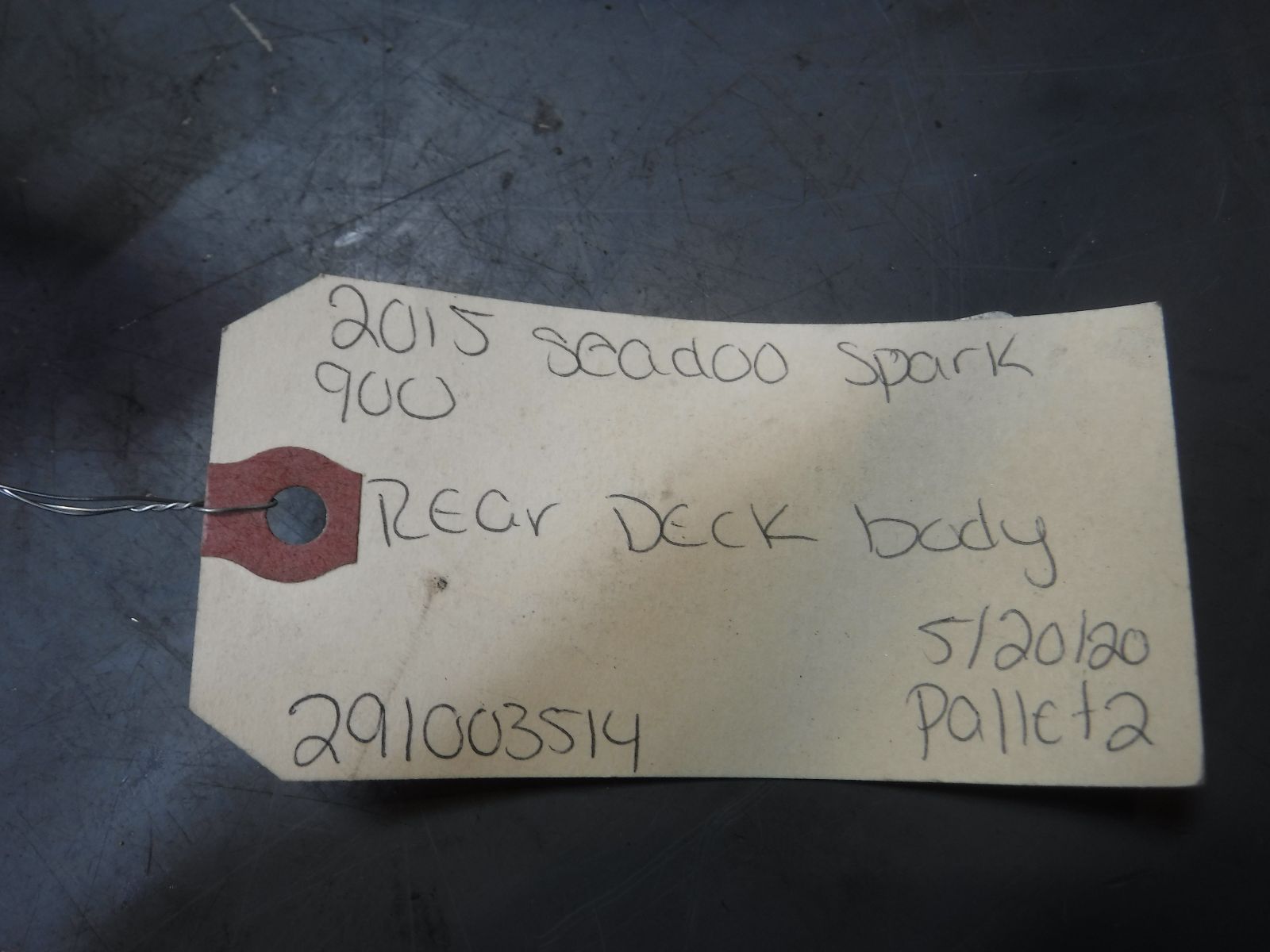 2015 SEADOO SPARK 900 REAR DECK BODY ASSY OEM 291003514 | eBay