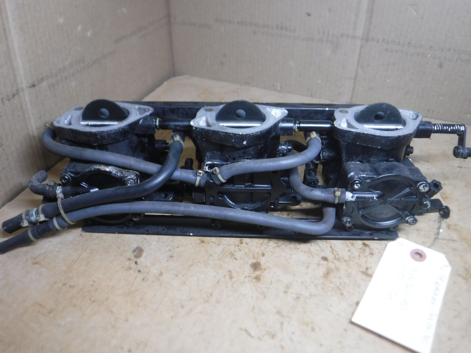 てんかす① 1996-1999 KAWASAKI STX ZXI 900 TRIPLE CARBURETOR ASSY 15003