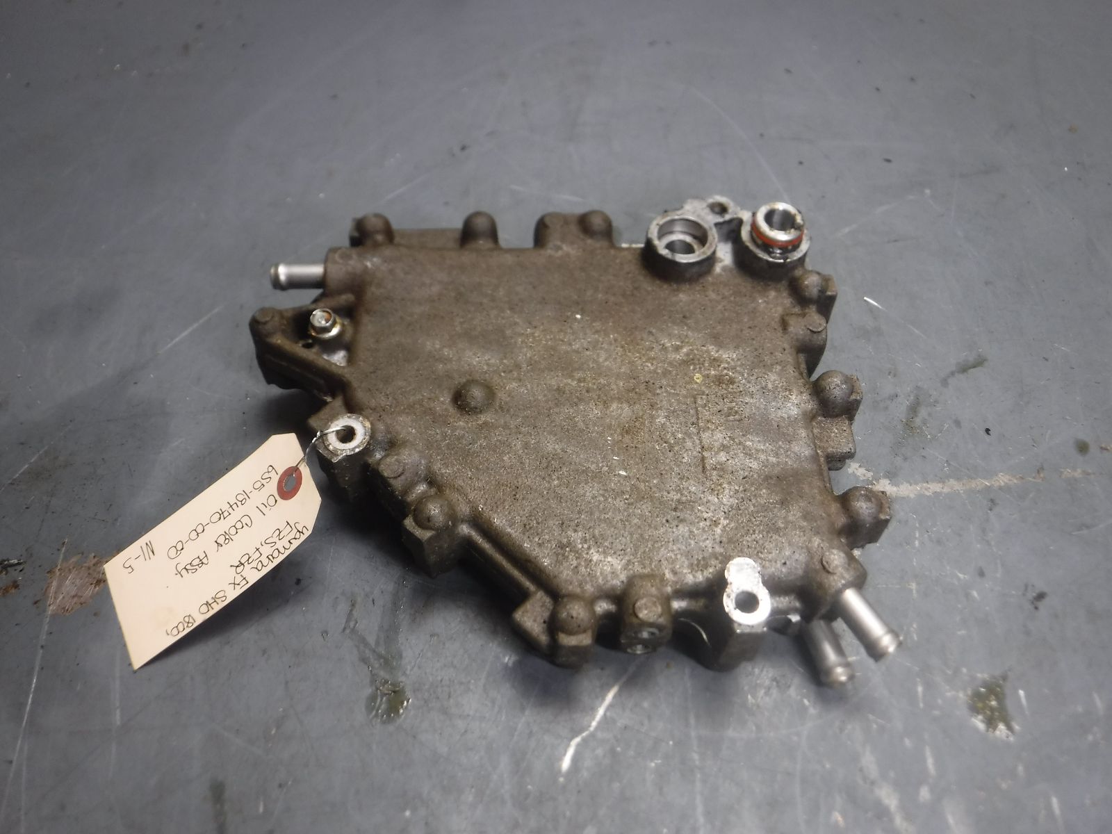 水上オートバイ用 YAMAHA FXSHO '12 OEM OIL COOLER ASSY Used (6S5-13470-20) [Y6183-64] YAMAHA FX SHO 1800, FZS, FZR OIL COOLER ASSY 6S5-13470-00-00